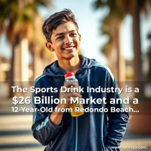The Sports Drink Industry is a $26 Billion Market and a 12-Year-Old from Redondo Beach is Looking to Make a Splash