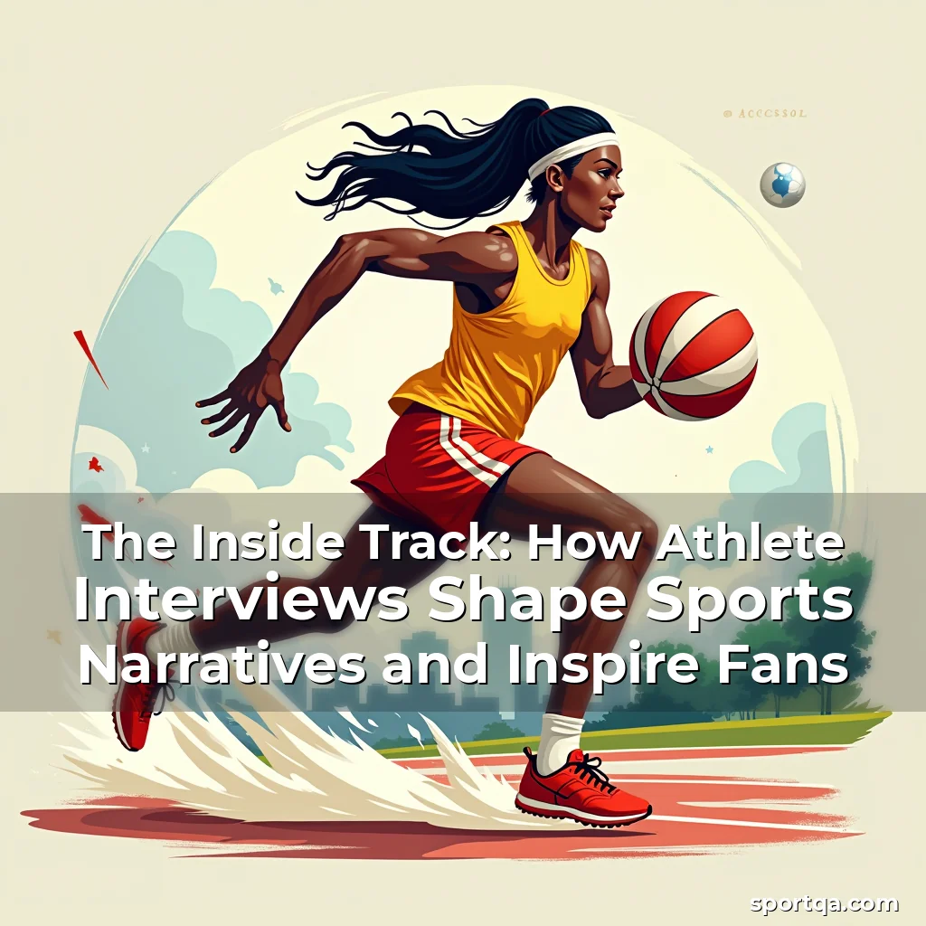Read more about the article The Inside Track: How Athlete Interviews Shape Sports Narratives and Inspire Fans